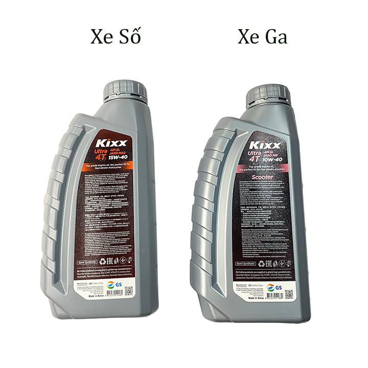 Dầu nhớt xe máy  800ml cho xe ga, xe số  nhập khẩu Hàn Quốc