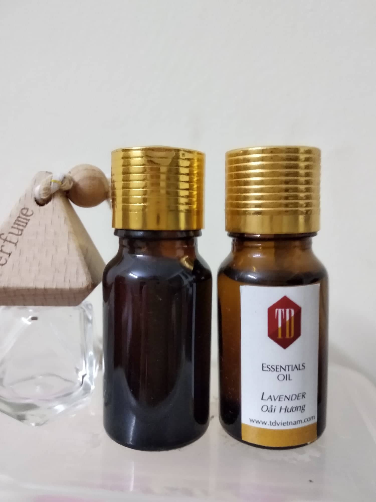 Combo 2 lọ Tinh dầu treo xe Ô tô, treo phòng - Oải Hương