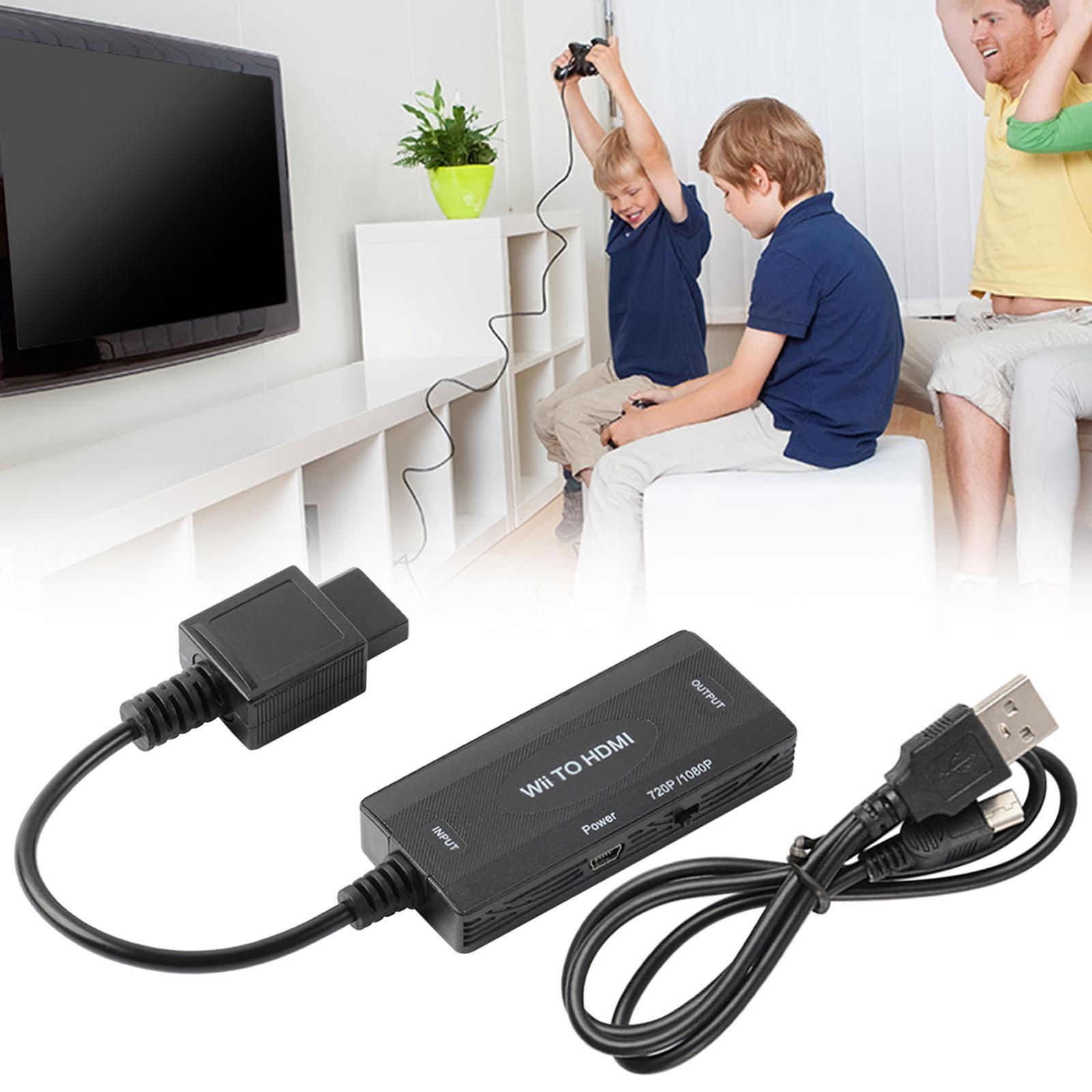 Wii to HDMI Converter/ 1080P 720P with Cable for PC HDTV Monitor