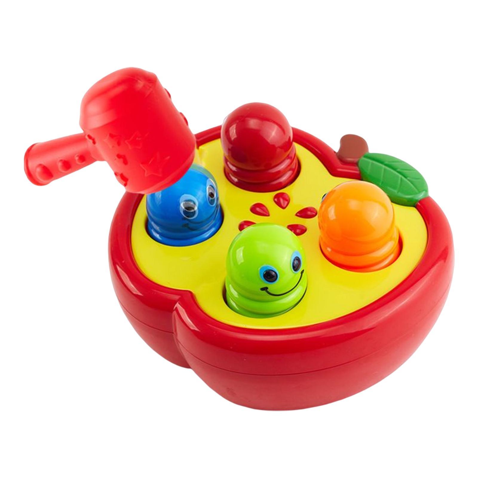 Cartoon Pounding Toy Learning Educational Toy Game Color Recognition Toy for Kids Girl Toddlers Boys Gifts