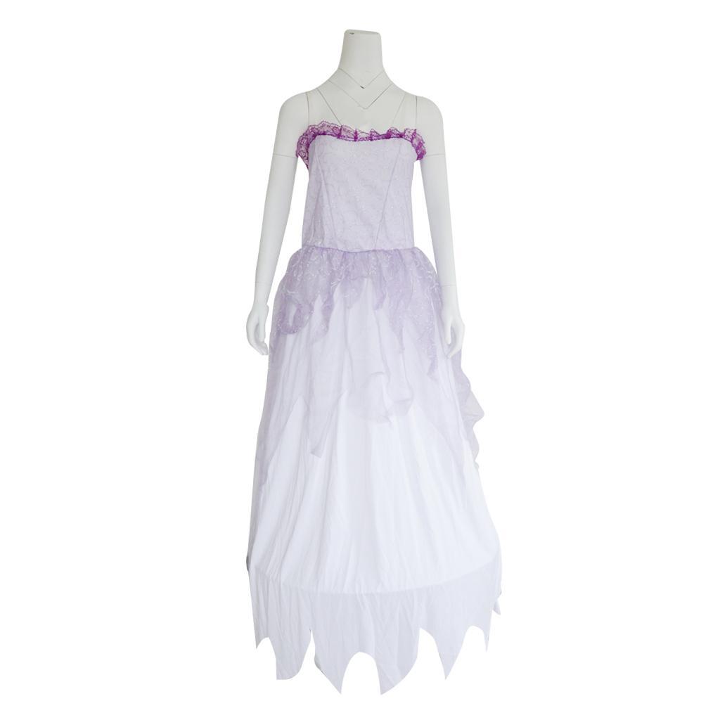 Halloween Zombie Ghost Bride Costume Dress Cosplay Halloween Fancy Dress