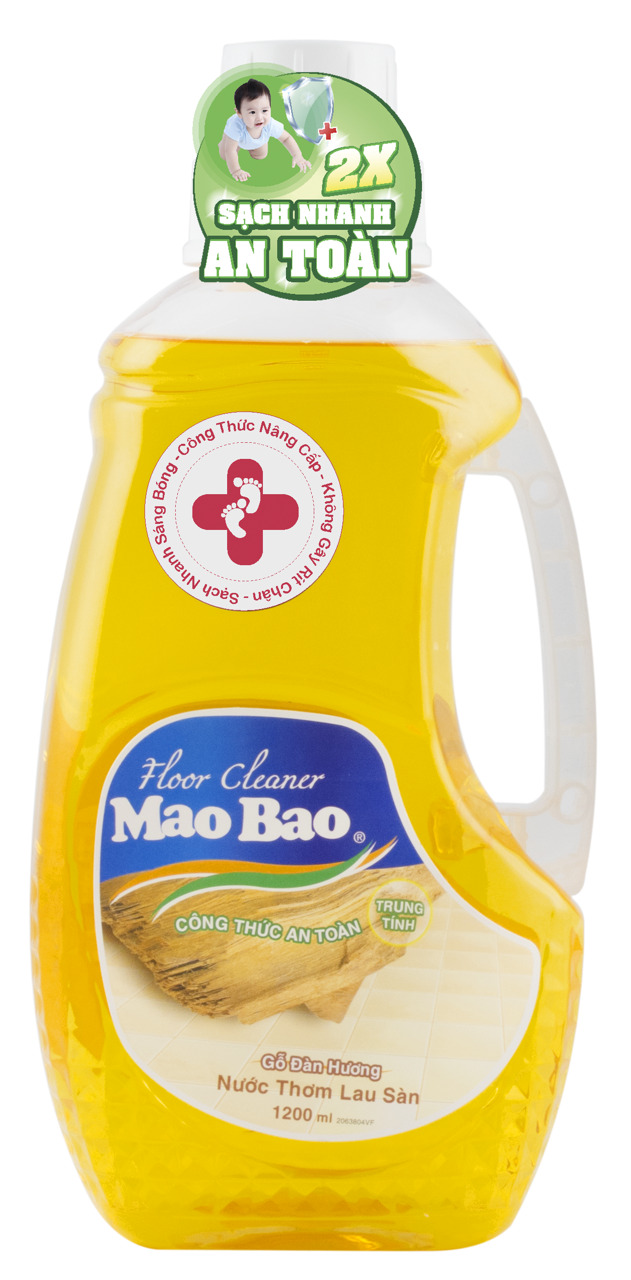 Nước Lau Sàn Gỗ Đàn Hương 1200ml