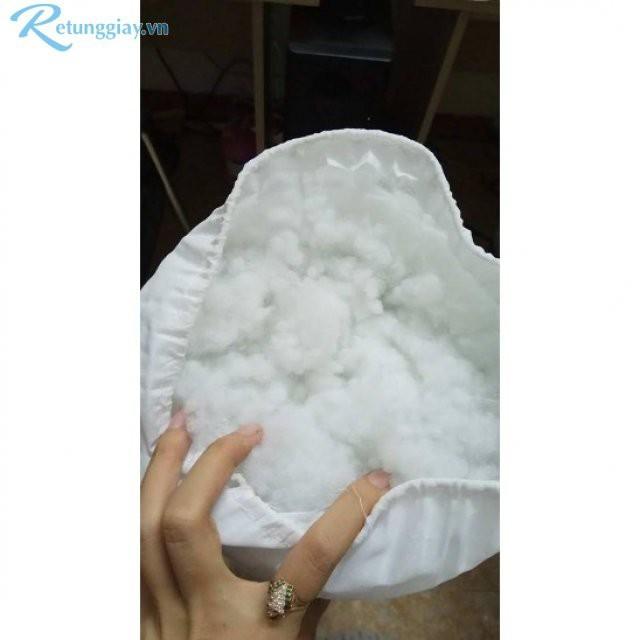 Ruột Gối Ôm Bông Trắng Cao Cấp Kết Hợp Với Lớp Vải Cotton Mềm Mịn, Thoáng Mát, Thấm Hút Tốt, Siêu Nhẹ, Kích Thước 35x100