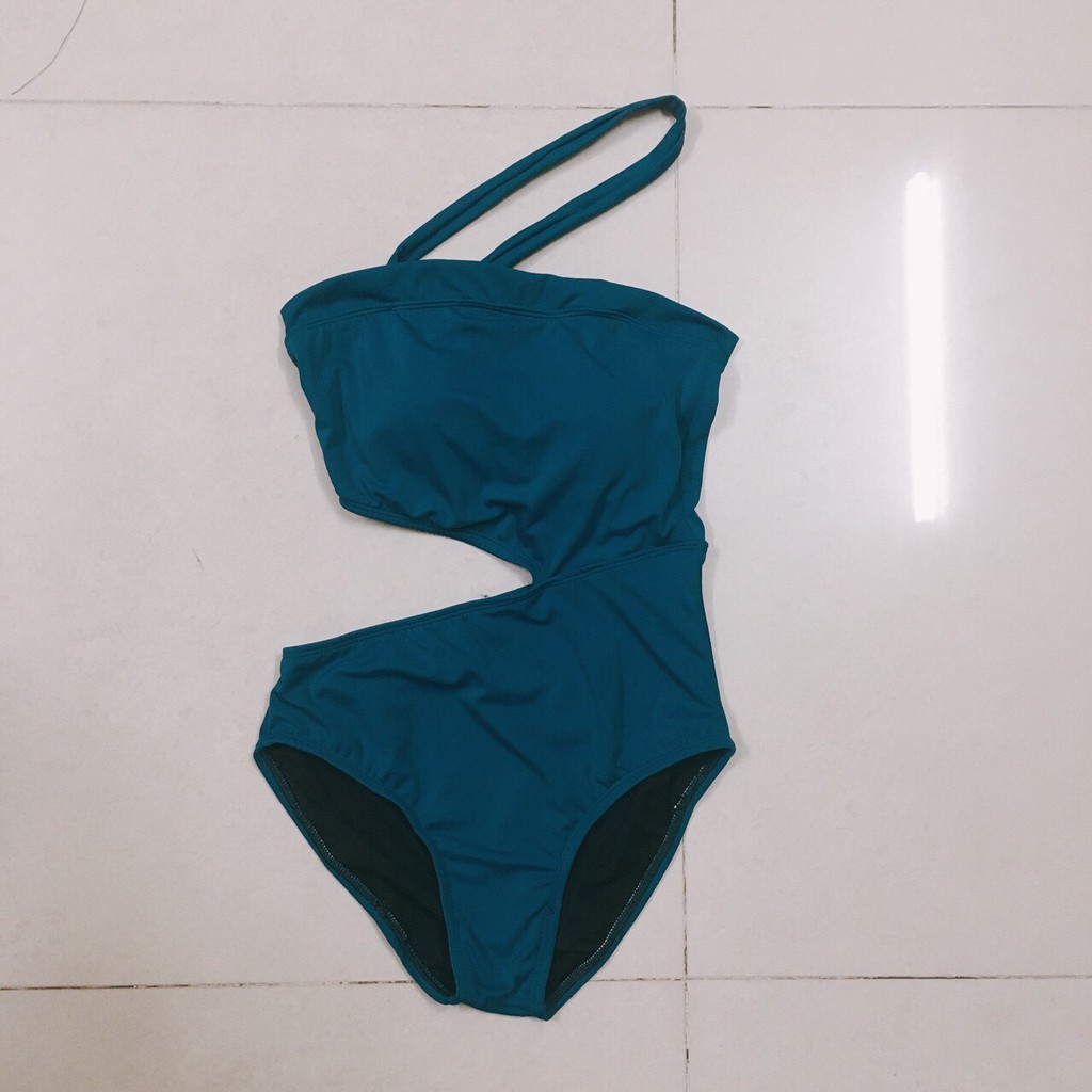 [CÓ SẴN + NHIỀU MÀU] Set bikini 1 mảnh, bodysuit dây chéo cổ khoét eo sexy (có hình chụp thật)