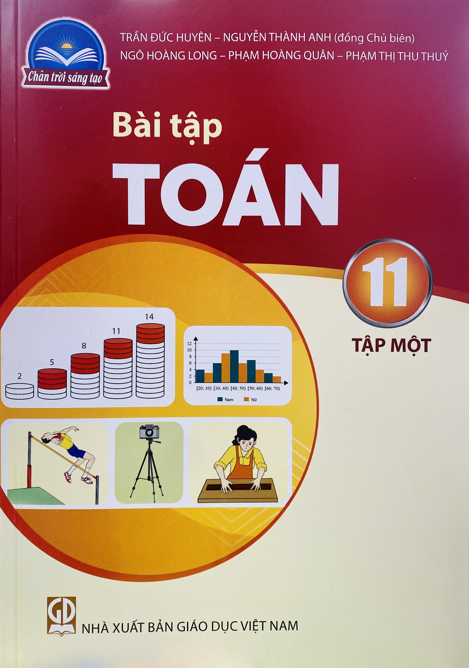 Sách - Combo 5 cuốn Toán lớp 11 (Chân trời sáng tạo) (SGK+BT+Chuyên đề)