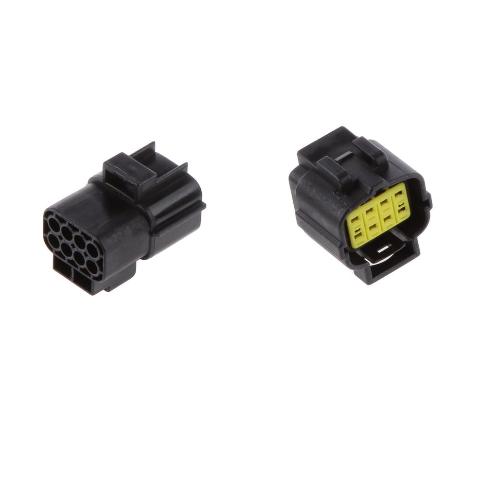 8 Way Sealed Waterproof Connector for Car Boat Motorcycle Wired Plug