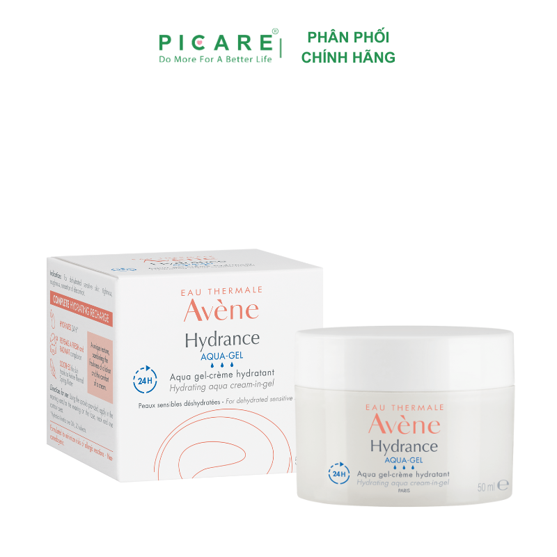 Kem Dưỡng Ẩm Dạng Gel Cho Da Khô, Mất Nước Và Nhạy Cảm Avène Hydrance Aqua-Gel 50ml