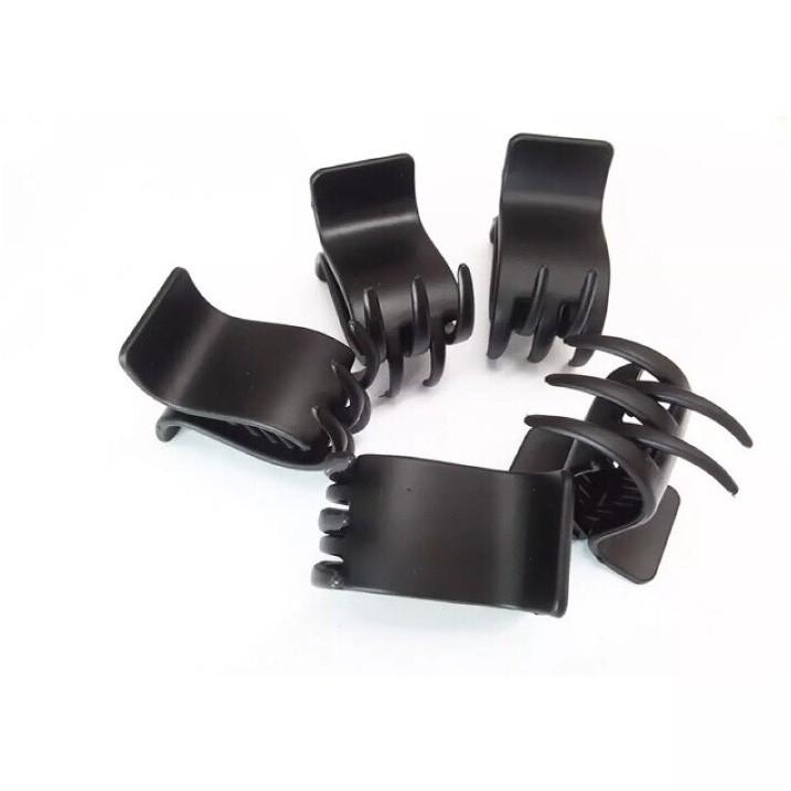 Combo 4 Kẹp Tóc Càng Cua Màu Đen