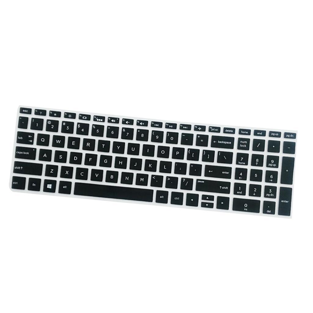 2x High invisible Keyboard Protector Skin Cover For HP 15.6" BF Laptop Black