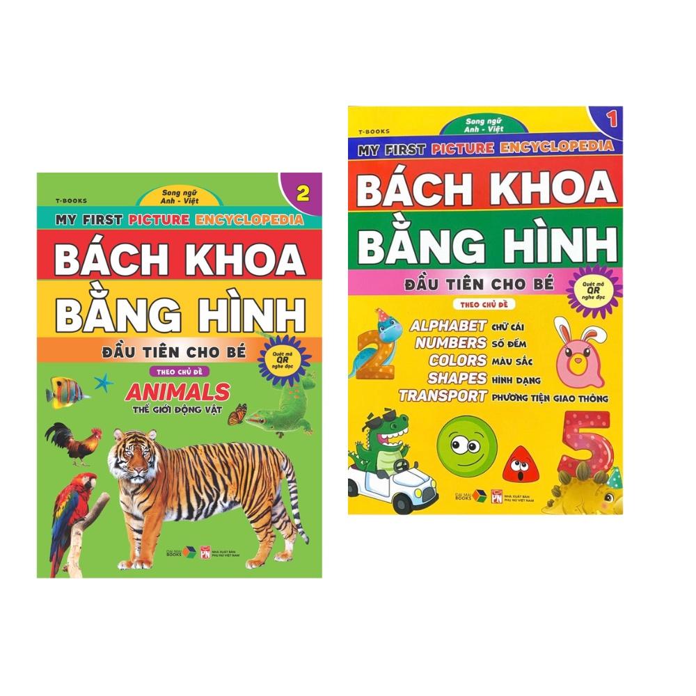 Bách khoa bằng hình đầu tiên cho bé theo chủ đề bộ 5 cuốn - song ngữ Anh Việt - MCBOOKS