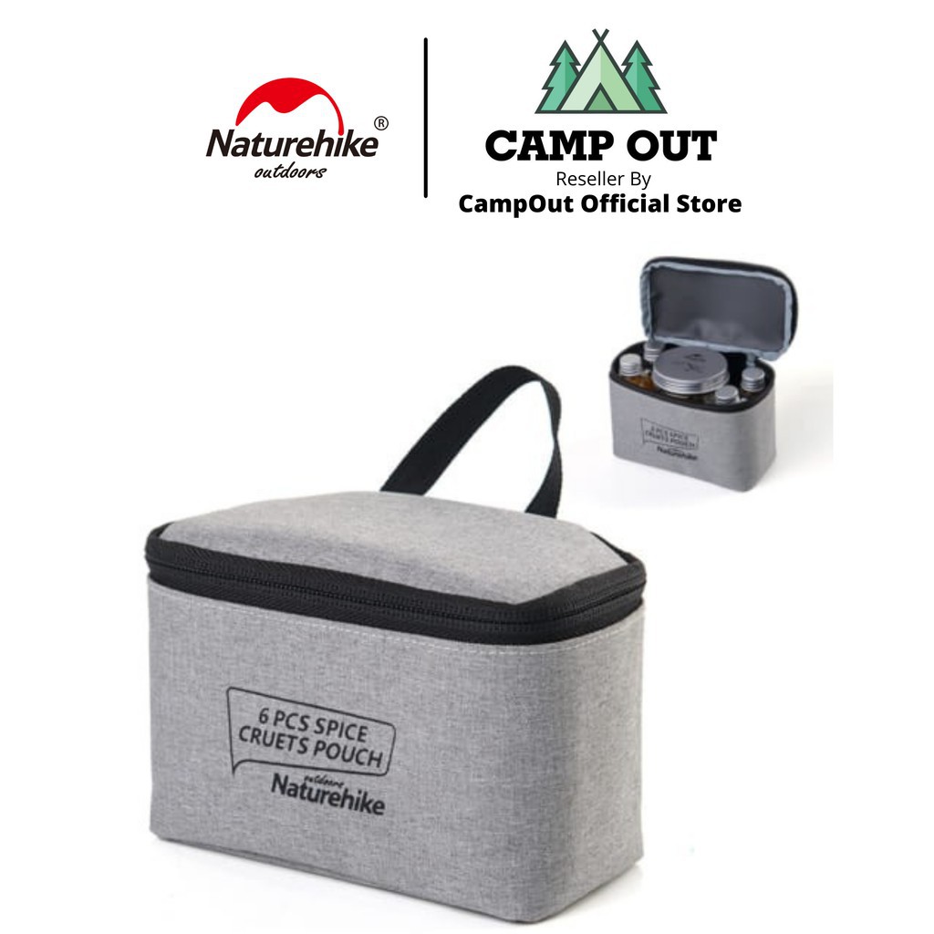 Đồ cắm trại túi đựng gia vị Naturehike campoutvn du lịch dã ngoại NH17T011-P nhựa PET an toàn gọn tiện dụng A127