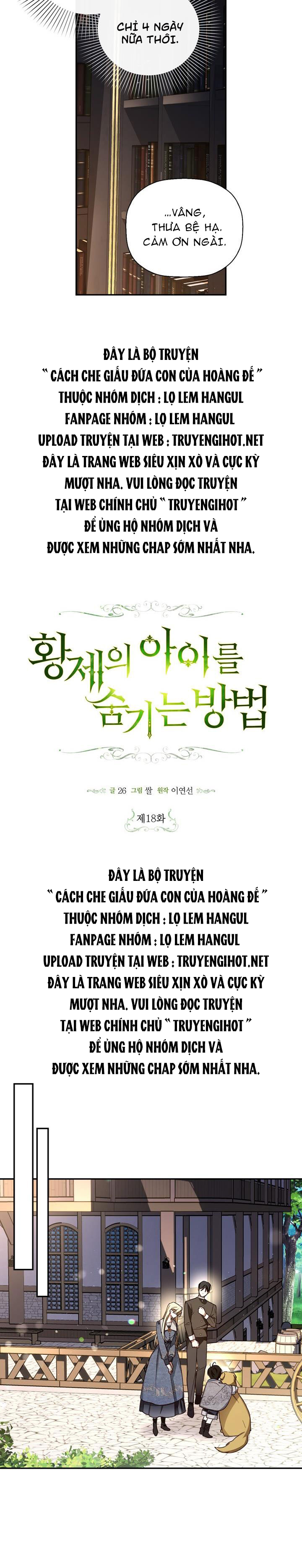 cách che giấu đứa con của hoàng đế chapter 18 7