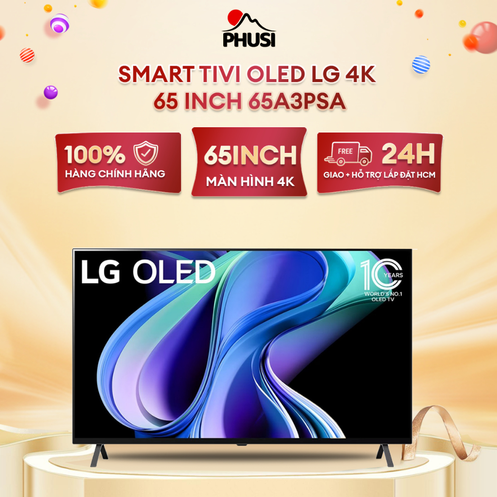 Smart Tivi Oled LG 65A3PSA 4K 65 Inch - HÀNG CHÍNH HÃNG - CHỈ GIAO HCM