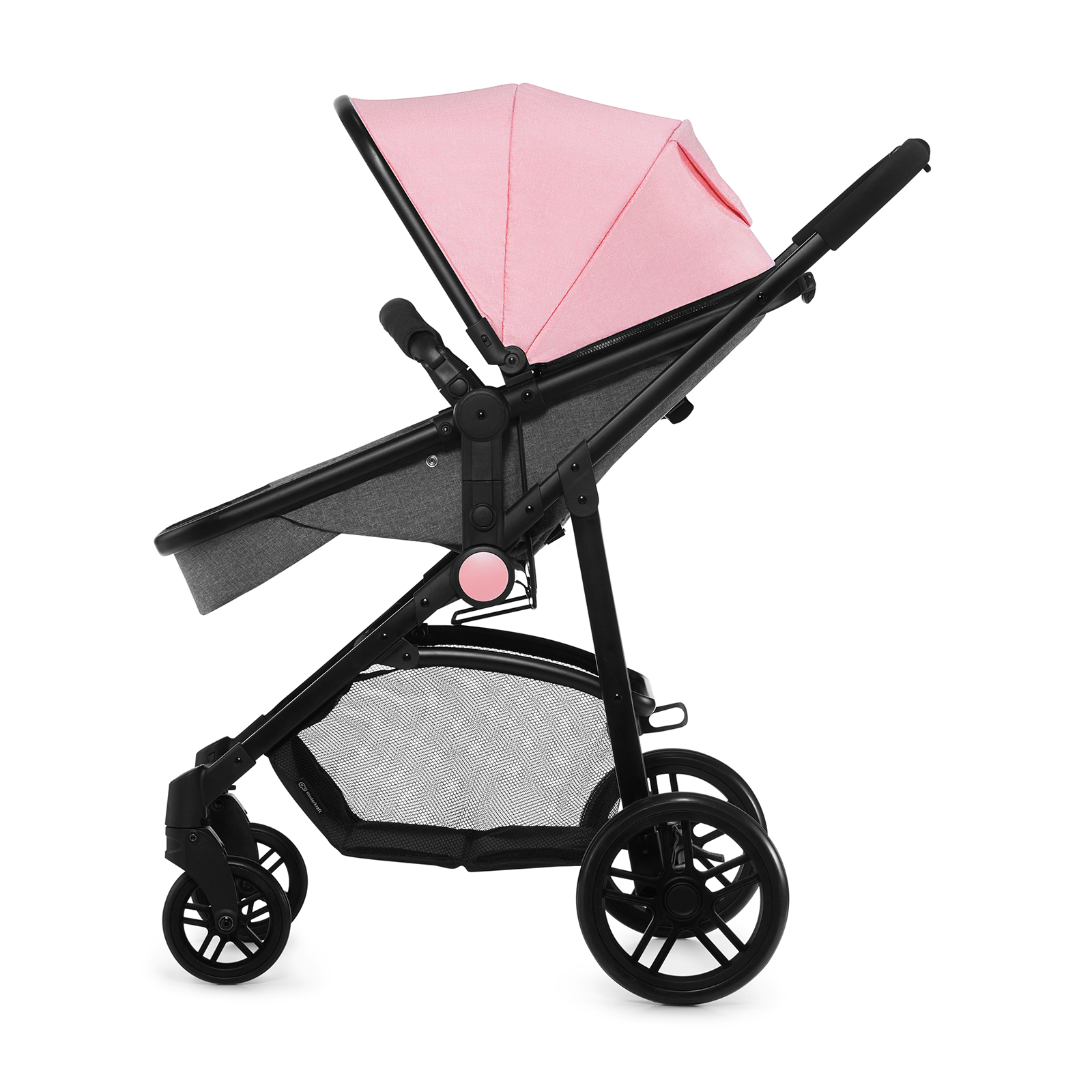 Bộ xe đẩy Kinderkraft Juli 3in1 cho bé từ 0 tháng tuổi - Gồm xe đẩy, xe nôi và ghế ngồi ô tô - Chính hãng