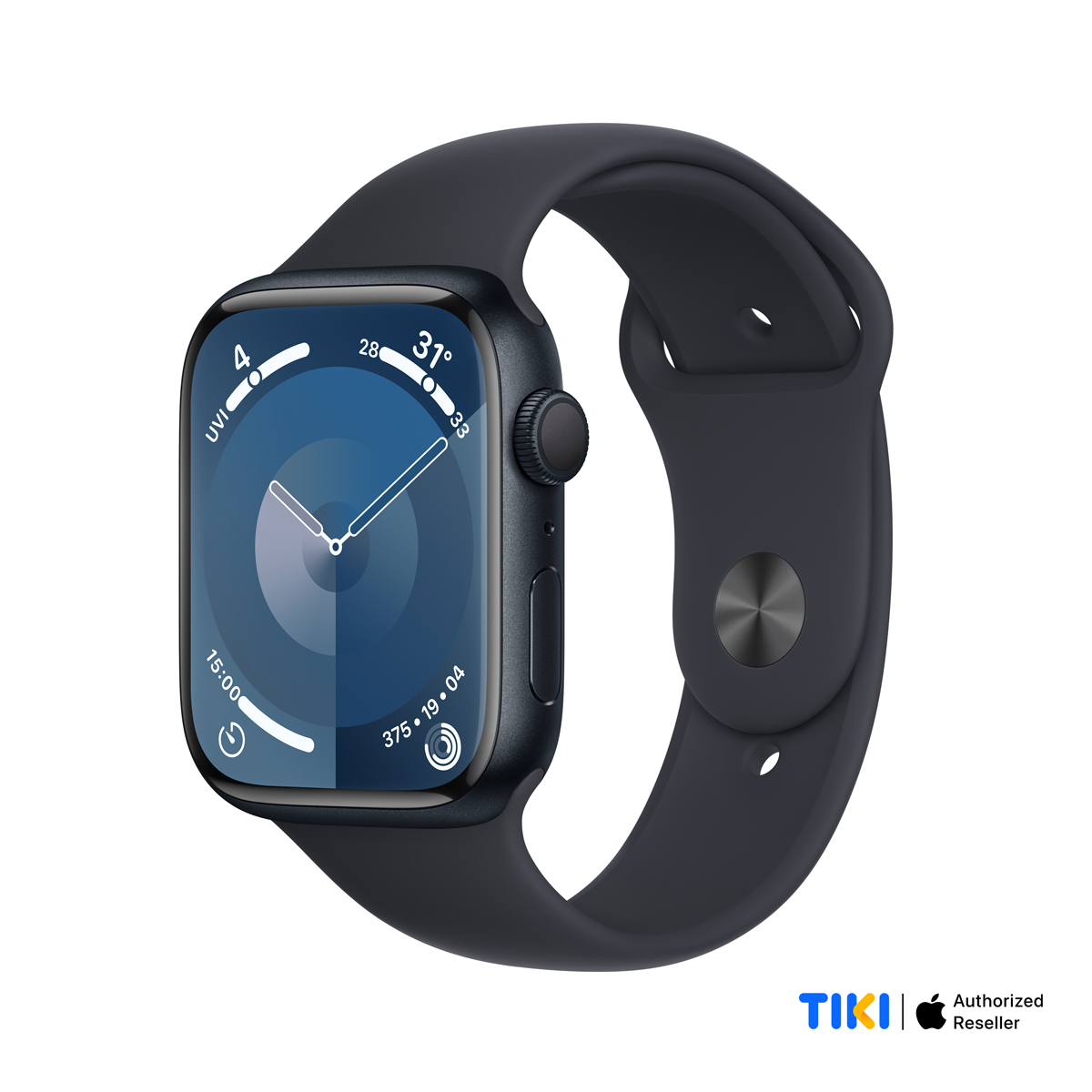 Apple Watch Series 9 GPS Sport Band (Viền Nhôm, Dây Cao Su)