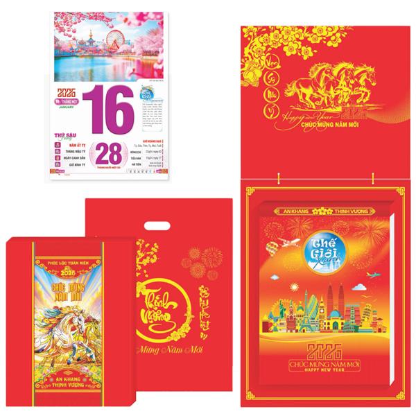 Lịch Bloc Cực Đại - Nội Thất - Bảng Treo Sơn Mài - 25 x 35 cm - TĐ15