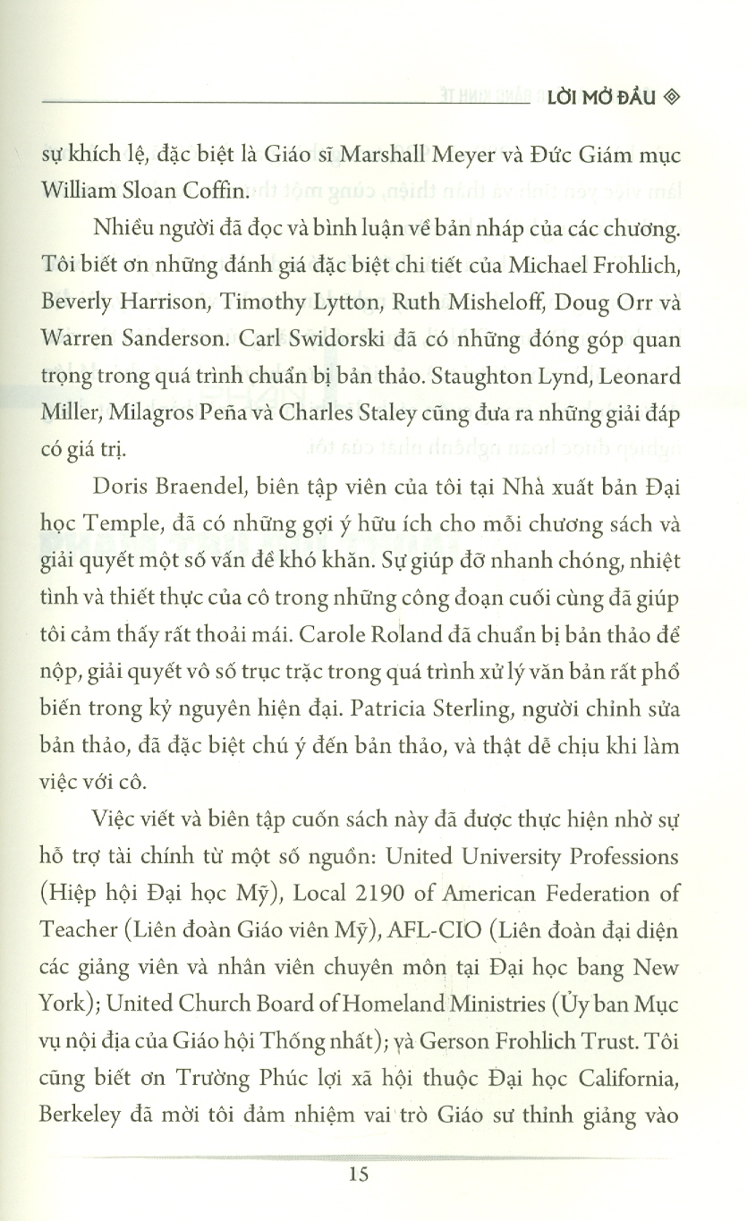 Tôn Giáo Và Công Bằng Kinh Tế