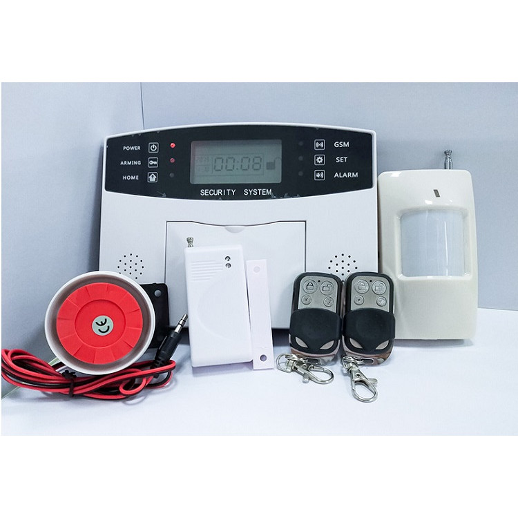 Thiết bị thông minh báo động còi hú lớn kết nối với điện thoại cao cấp GSM V2
