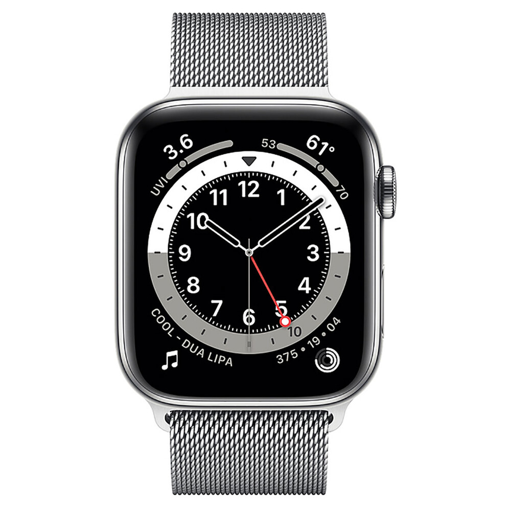 Apple Watch Series 6 LTE GPS + Cellular (Viền Thép, Dây Thép) - Silver