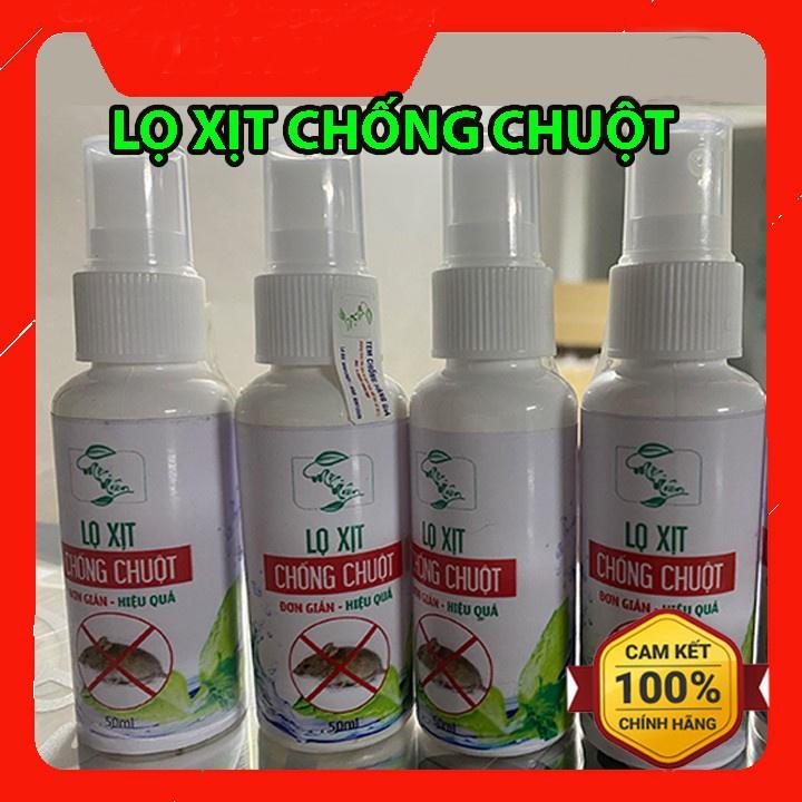 Tinh Dầu Đuổi Chuột – Dung Dịch Chống Chuột – Dùng Trong Khoang Xe Ô Tô, Bảo Vệ Thiết Bị Xe Hơi Lọ Xịt 50ML