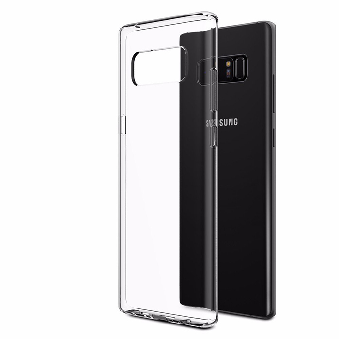 Ốp lưng silicon dẻo trong suốt Loại A cao cấp dành cho Samsung Galaxy Note 8
