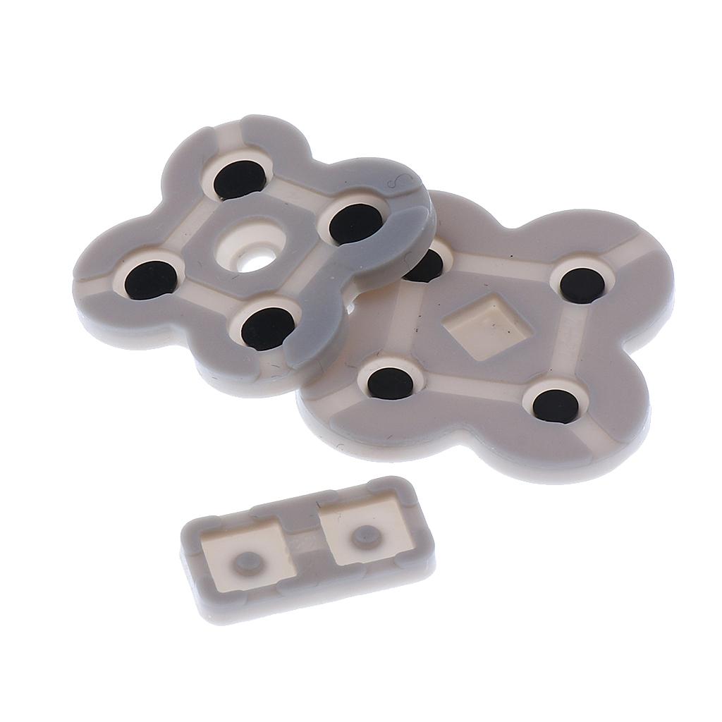 3 In 1 Conductive Rubber Button Pad Set Replacement Part for Nintendo NDS Lite NDSL