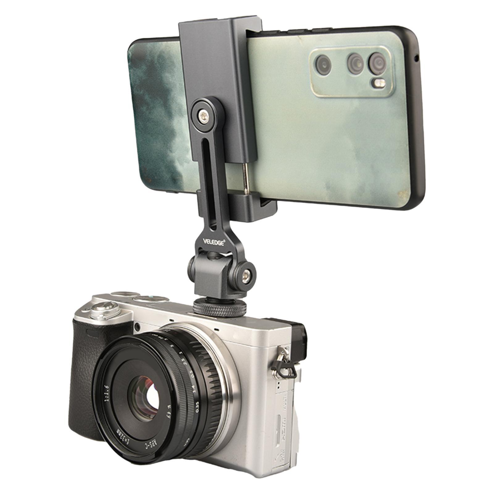 Phone Tripod Mount Adapter W Cold Shoe Mount Flexible Wide Compatibility High Performance