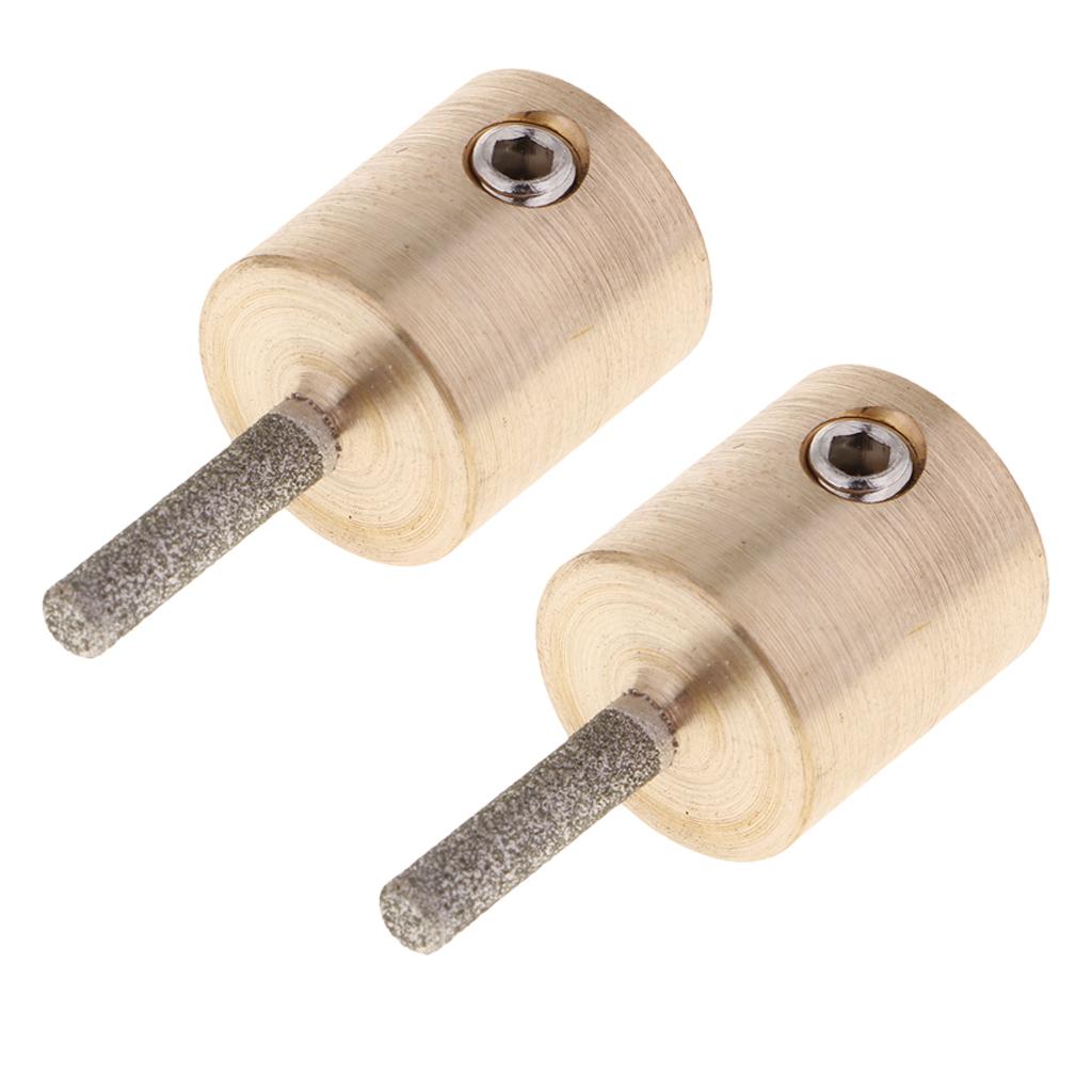 2 PC Kính Màu Máy Xay Đầu Bit Kim Cương Đá Mài Cho Tmark 3.5X0.8 Cm