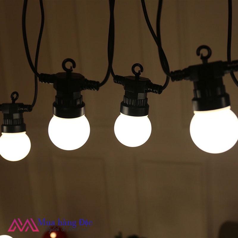 Đèn Trang Trí Dây Đèn Led Trang Trí G50 Bóng lớn 5cm Bóng Lớn Cắm Điện chống nước