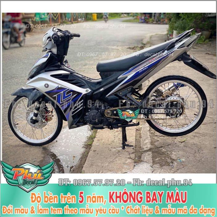 Tem rời Exciter 135 Lc Bạc Xanh
