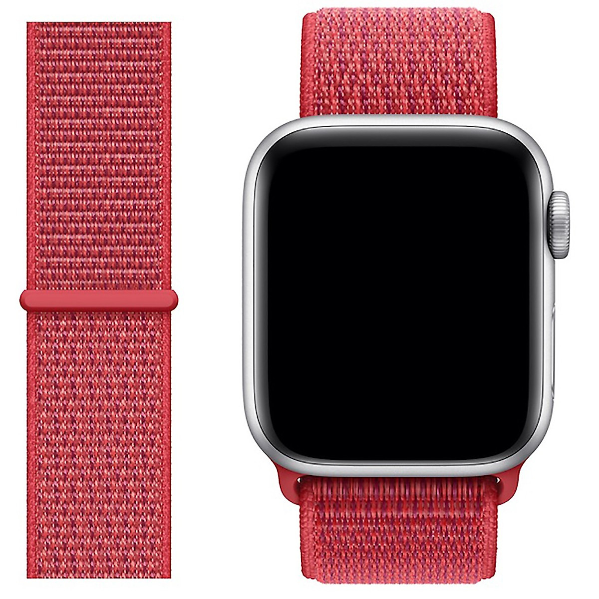 Dây đeo Sport loop cho Apple Watch - màu đỏ Size 38mm 40mm 42mm 44mm PhanhDuong