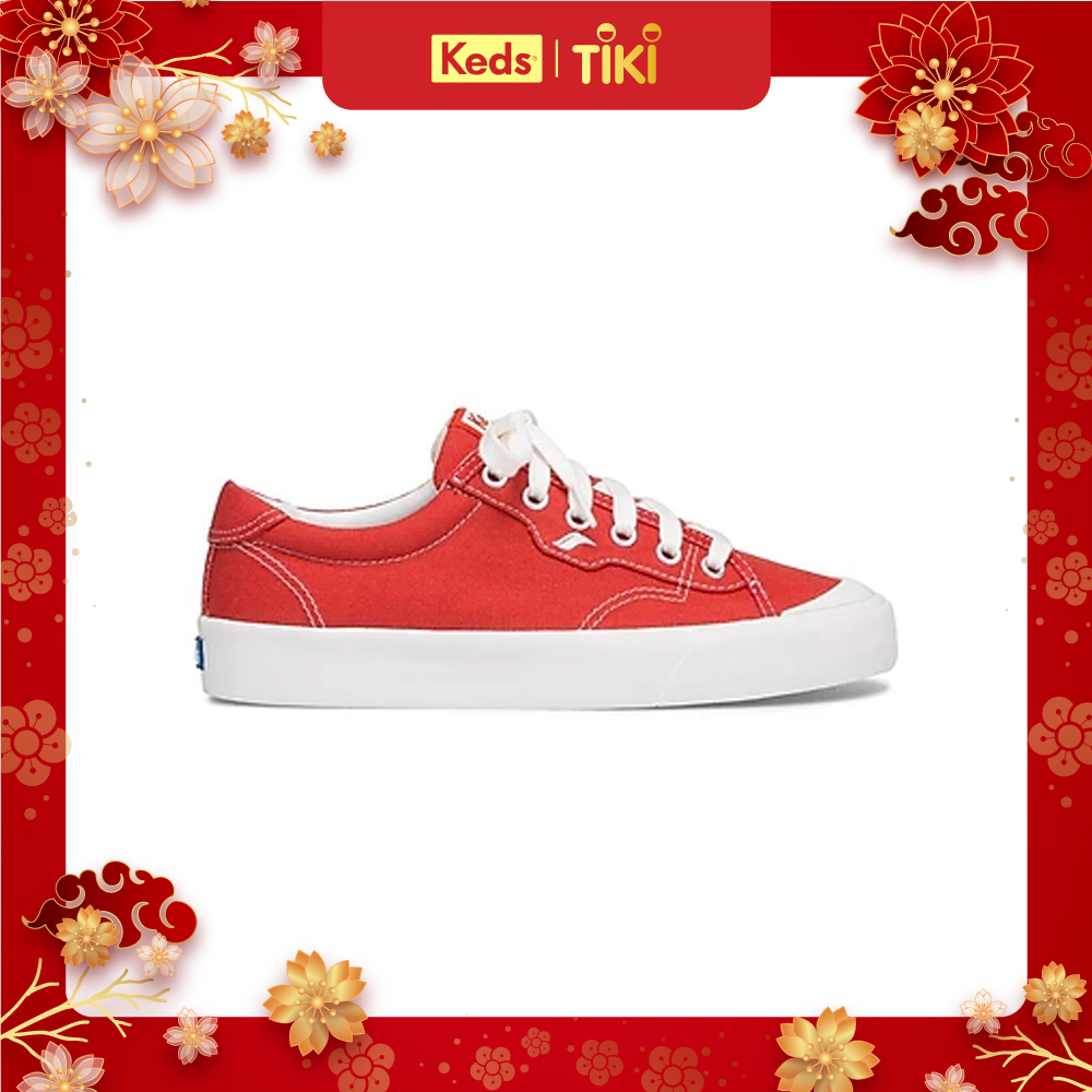 Giày Keds Nữ - Crew Kick 75 Canvas Red - KD061177