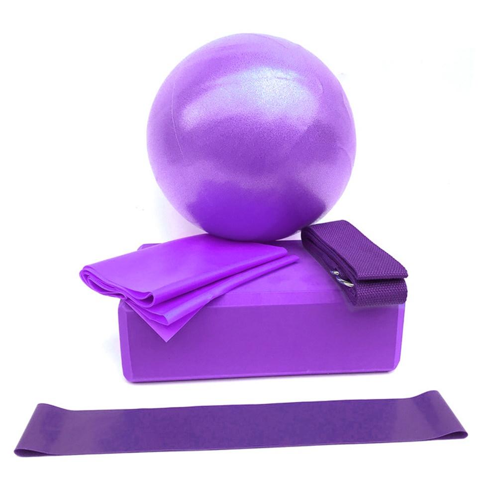 Exercise Gym Yoga Ball Ball Home Block Brick Fitness Resistance Band Pilates for Easy Safety Working-out Ornaments