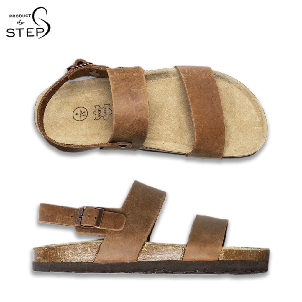 Giày đế trấu Unisex Da quai đôi (Size 35-45)