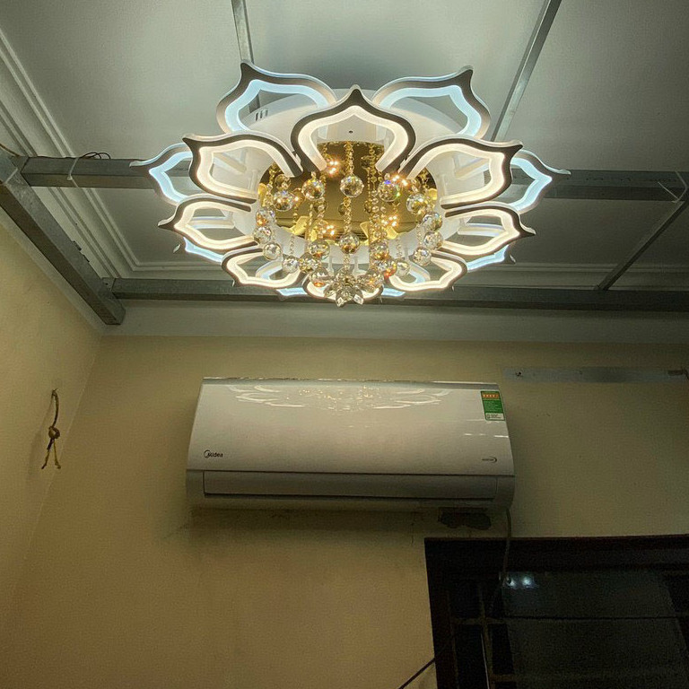 Đèn trần SOULD pha lê đẹp mắt với ba chế độ ánh sáng LED đẳng cấp trang trí nội thất hiện đại
