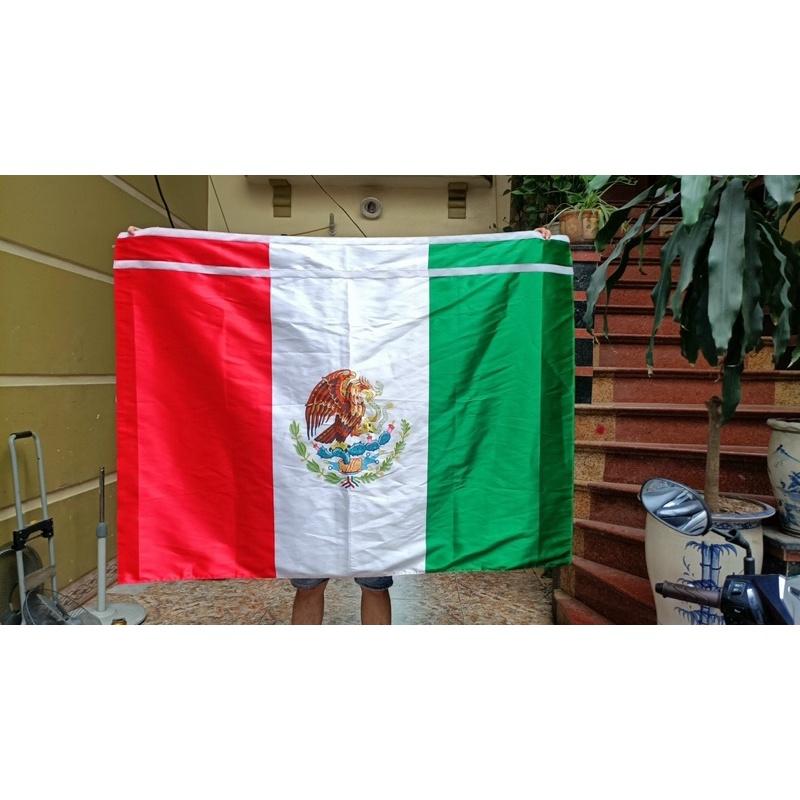 Cờ Mexico 1x1,5m in 3D 2 lớp vải