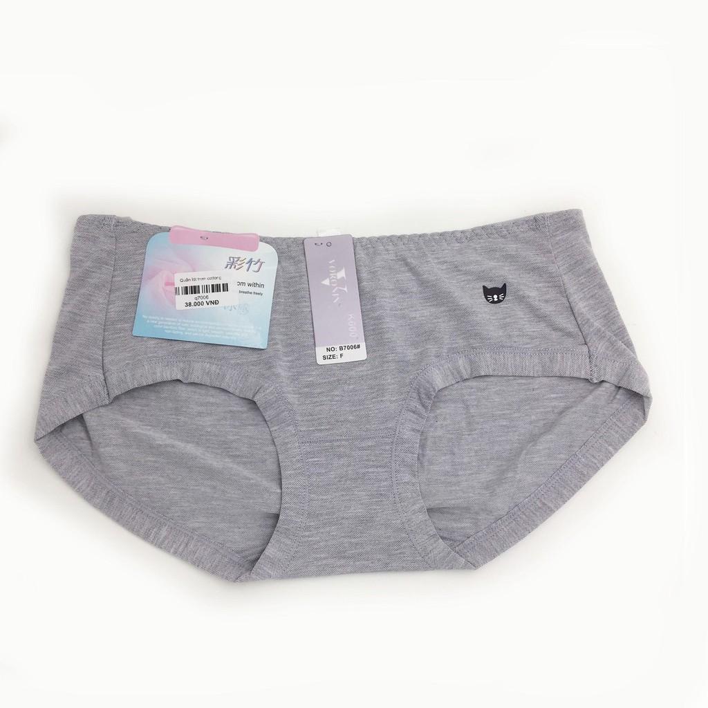 Combo 4 Quần Lót Cotton Đính Mèo
