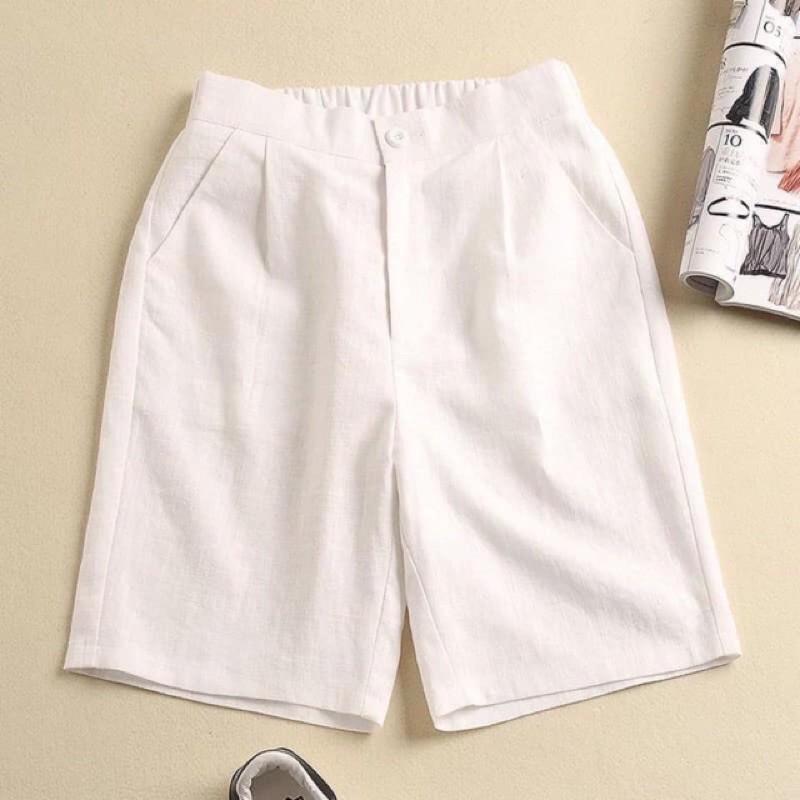 Quần short đũi nữ kéo khoá
