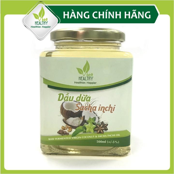 Dầu dừa sacha inchi Viet Healthy 500ml