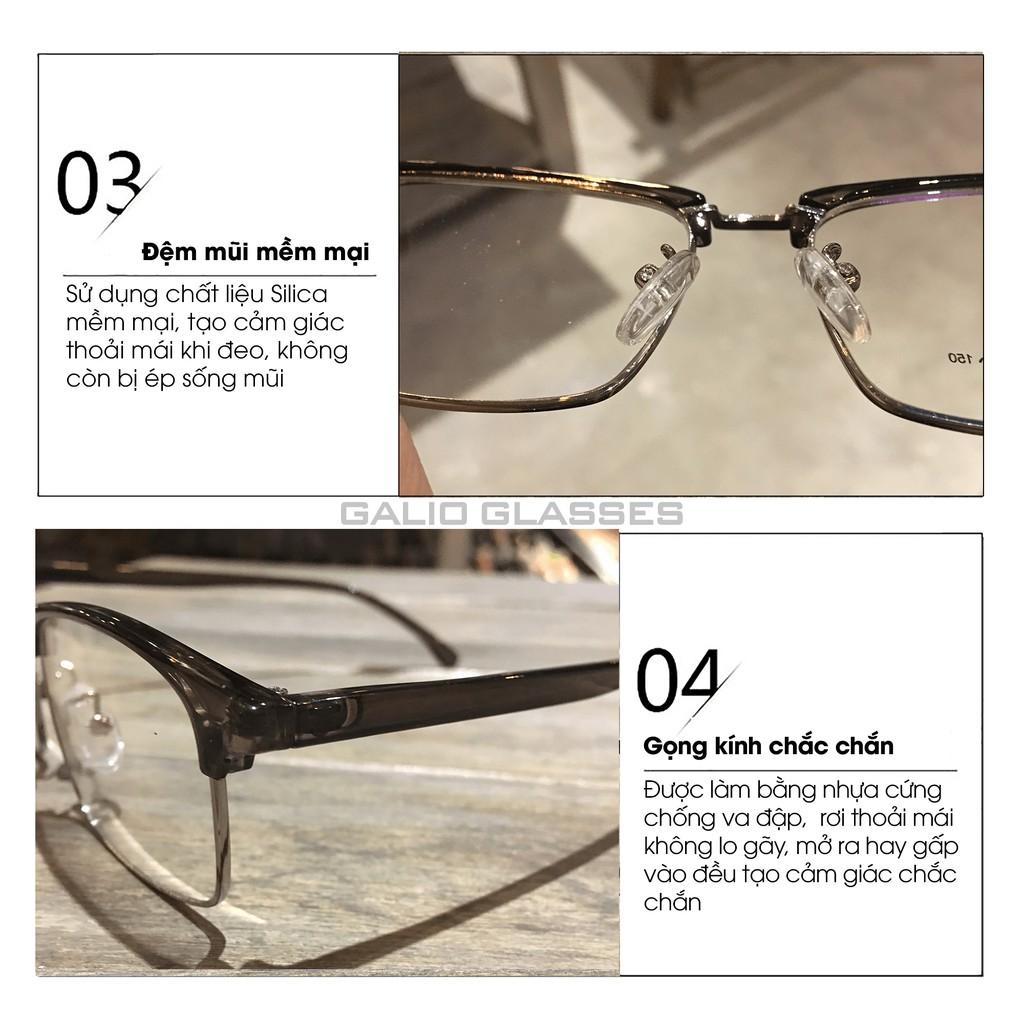 Gọng kính cận dáng vuông thời trang nam nữ Glasses Garden 2723 - Có lắp mắt theo yêu cầu