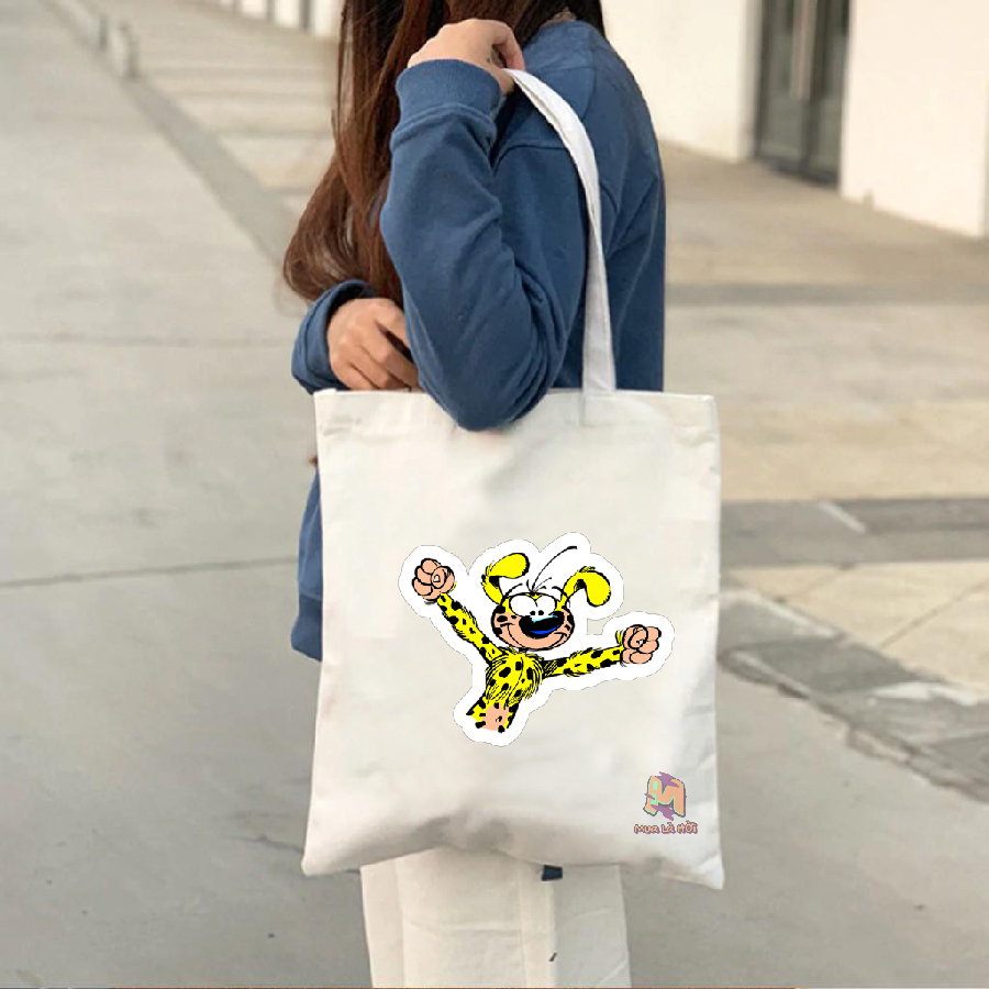 Túi Tote in hình chủ đề Marsupilami