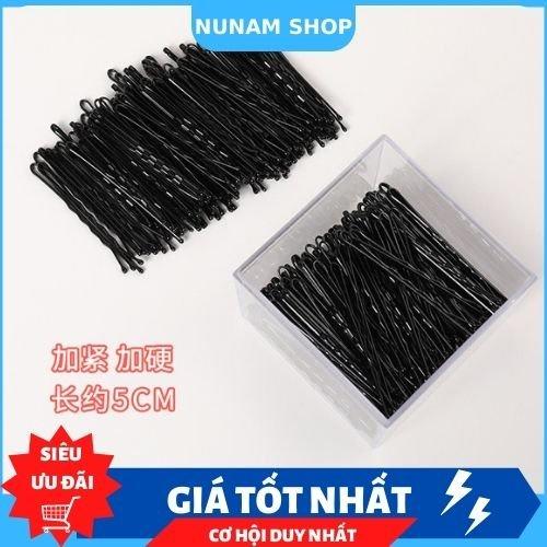 Set 50 cây kẹp tăm màu đen bóng loại đẹp đơn giản dễ sử dụng Nunam Shop