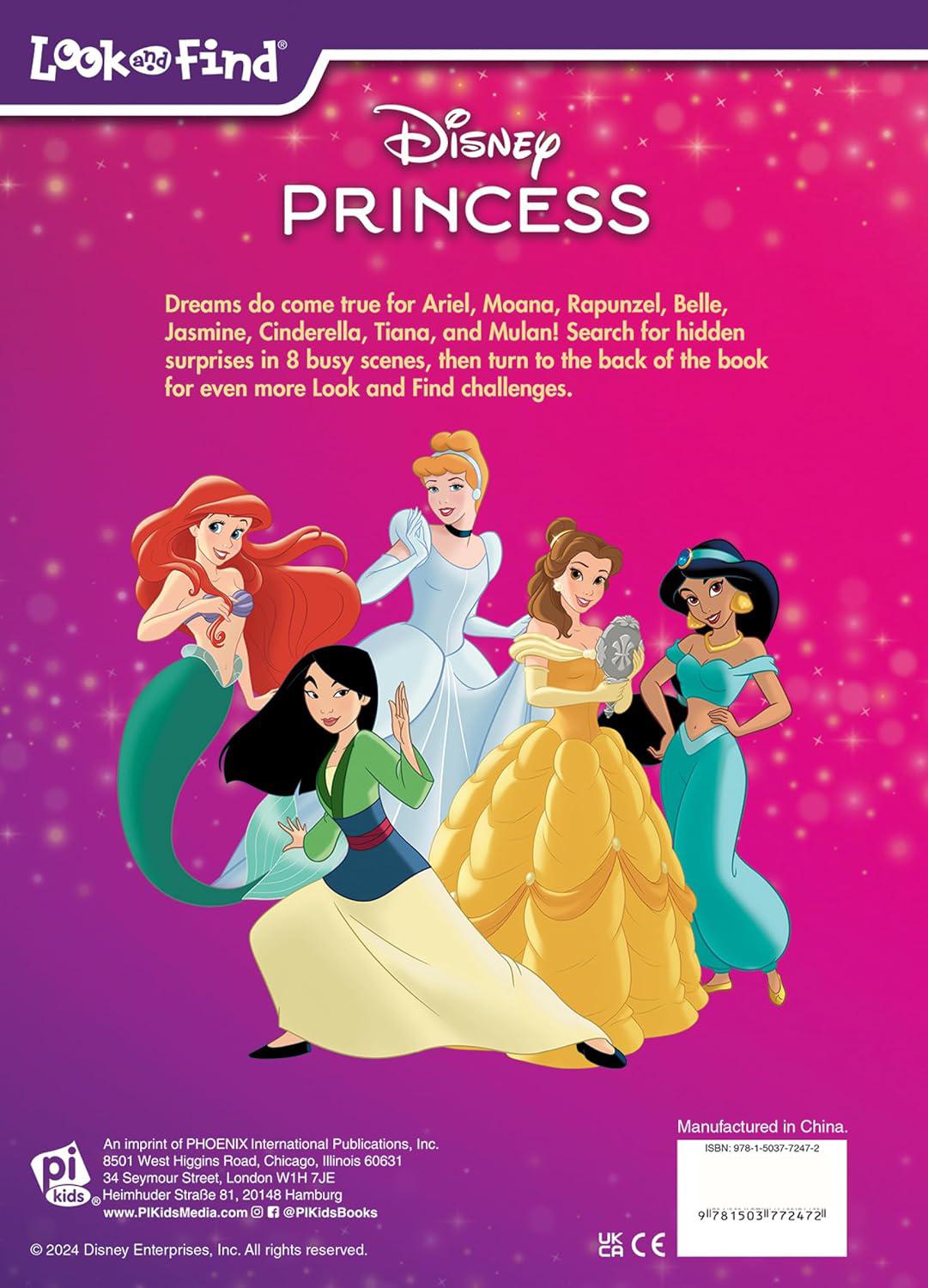 Sách ngoại văn: Look And Find - Midi Disney Princess Dreams Come True