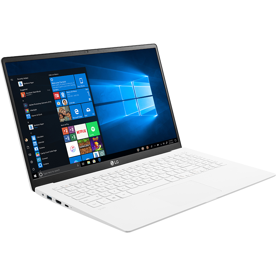 Laptop LG Gram 2020 15ZD90N-V.AX56A5 (Core i5-1035G7/ 8GB/ 512GB NVMe/ 15 FHD IPS/ NonOS/ White) - Hàng Chính Hãng