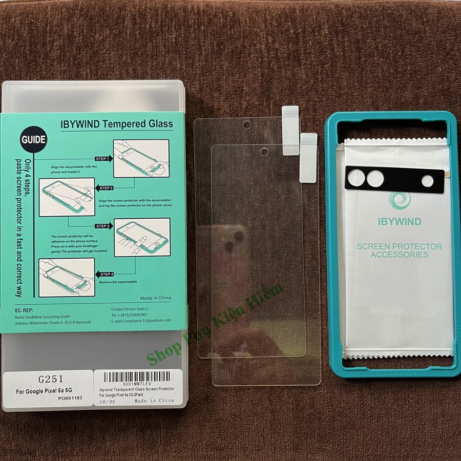 Bộ 2 kính cường lực dành cho Pixel 6A cao cấp Ibywind - Hàng nhập khẩu