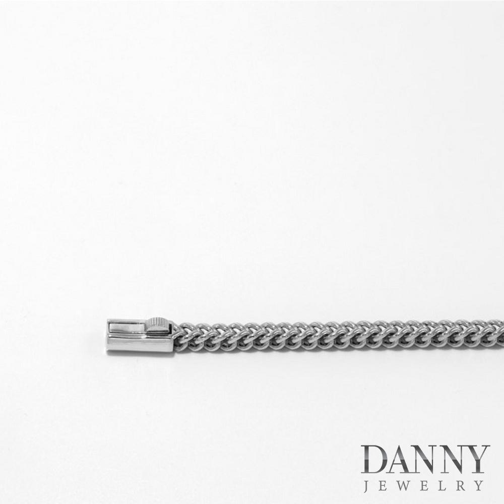 Lắc Tay Nam Bạc Thổ Nhĩ Kỳ Danny Jewelry Xi Rhodium Cao Cấp Không Đen II2T0021