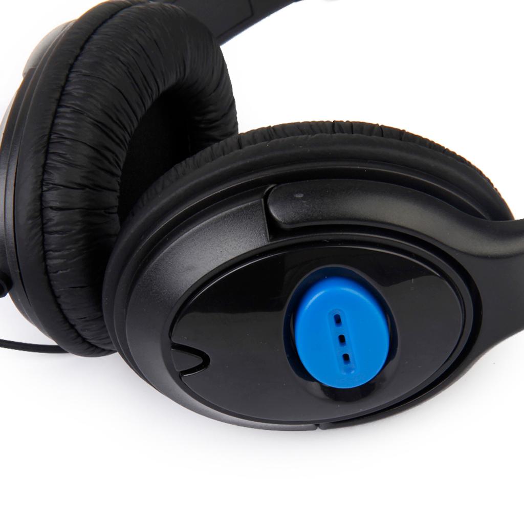 3.5mm Earpiece Stereo Headphone Headset Earphone Mic For  PS4