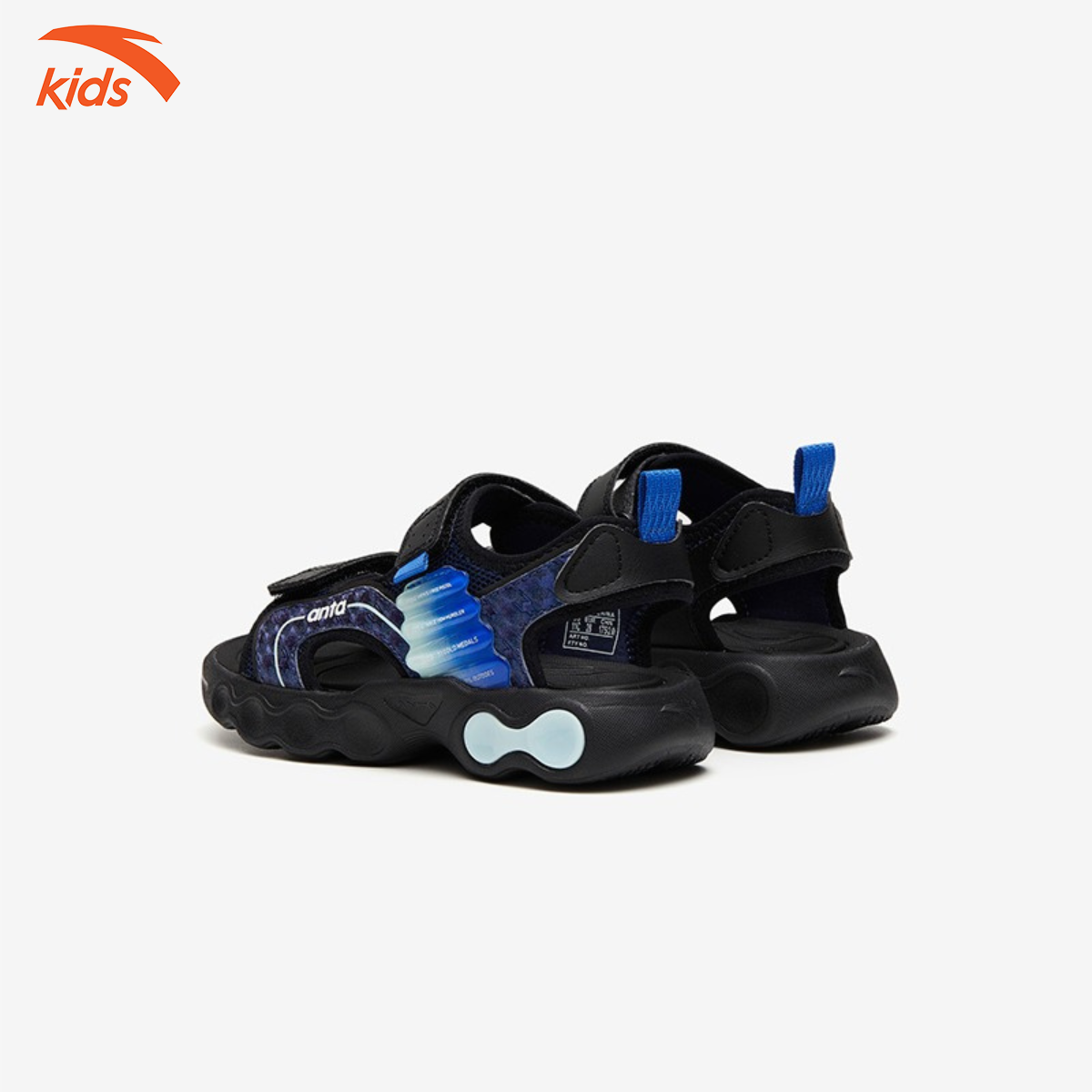 Sandals Thể Thao Thời Trang Bé Trai Anta Kids Chất Liệu Nhẹ, Thoái Mái Vận Động, Quai Dán Linh Hoạt, Dễ Dàng Tháo Rời W312339986