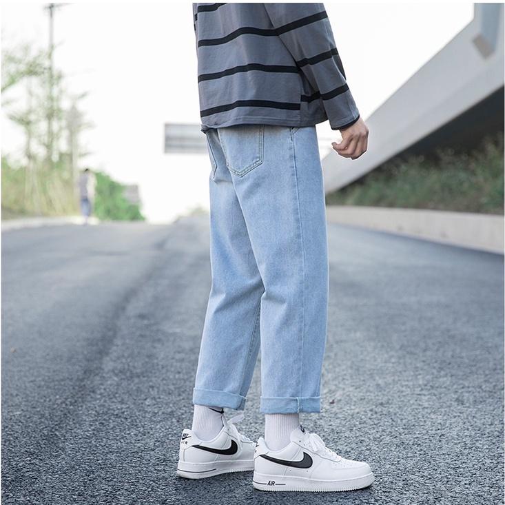 Quần Jean Baggy Ống Suông Rộng nam nữ TR03 - Phong cách HÀN QUỐC - PATADOSHOP