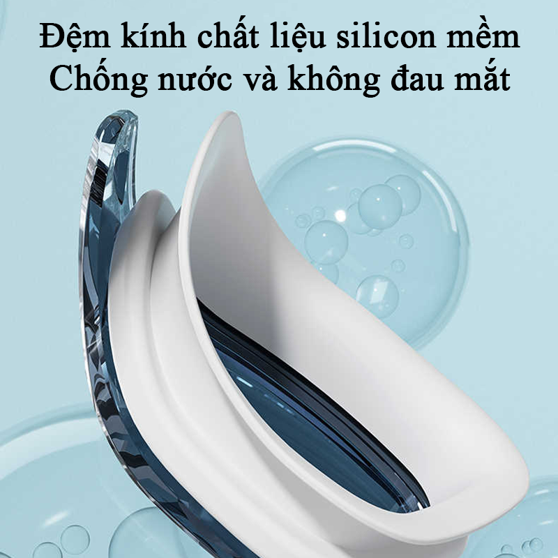 Kính Bơi Người Lớn Trẻ Em Nam Nữ 3 Lớp Chống Nước Chống Sương Mù HD Dây Silicon Chắc Chắn Kèm Mũ Bơi Và Nút Bịt Tai Kính Lặn Biển Cao Cấp Trong Suốt Độ Nét Cao Chống Mờ Chống Tia UV Có Đệm Silicon Không Đau Mắt